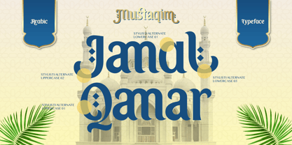 Mustaqim Font Poster 10