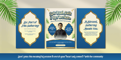 Mustaqim Font Poster 7