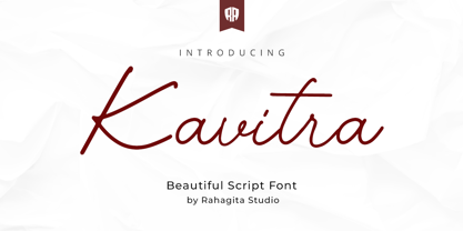 Kavitra Font Poster 1