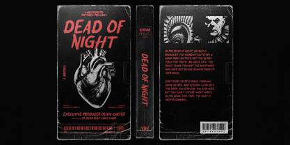 Terror Blade Font Poster 8