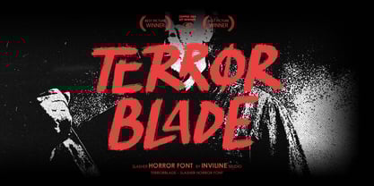Terror Blade Font Poster 1