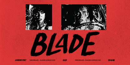 Terror Blade Font Poster 4