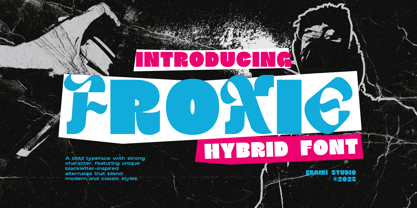 Froxie Font Poster 1