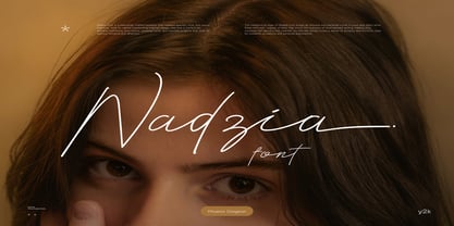 Nadzia Font Poster 6