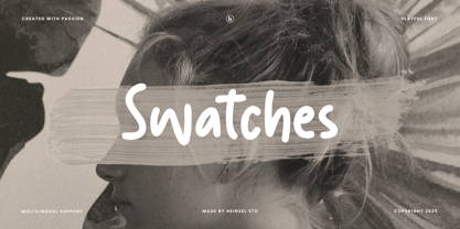 Swatches Font Poster 1