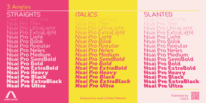 Nsai Pro Rounded Font Poster 6