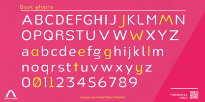 Nsai Pro Rounded Font Poster 5