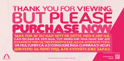 Nsai Pro Rounded Font Poster 13