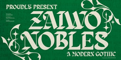 Zaiwo Nobles Font Poster 1