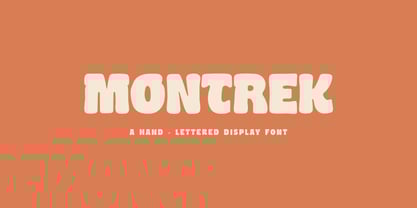 Montrek Font Poster 1