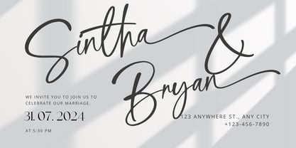 Cathelink Font Poster 3