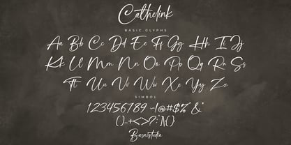 Cathelink Font Poster 9