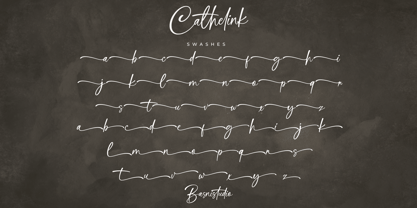 Cathelink Font Poster 11
