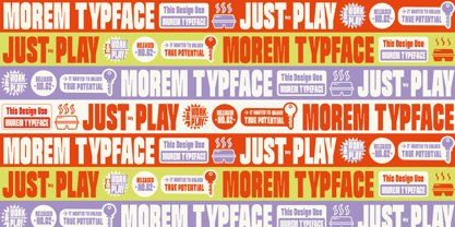 Morem Font Poster 6