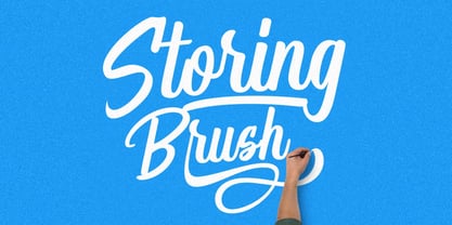 Storing Font Poster 1