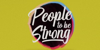 Storing Font Poster 3