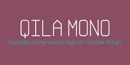 Qila Mono Font Poster 1