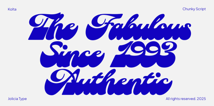 Kolta Font Poster 6