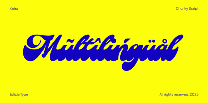 Kolta Font Poster 13