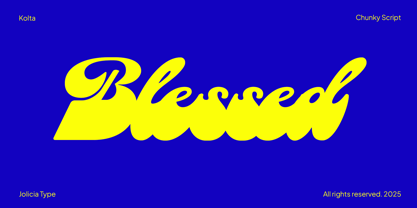 Kolta Font Poster 4