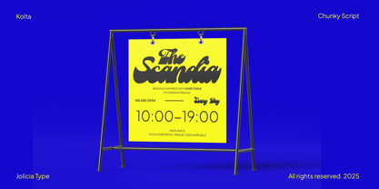 Kolta Font Poster 10
