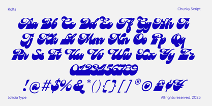 Kolta Font Poster 12
