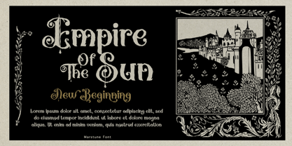 Marstune Font Poster 3