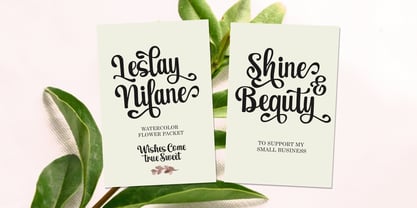 Deatom Lettering Font Poster 2