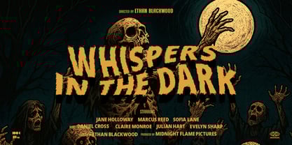 Rottingham Decay Font Poster 7