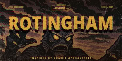 Rottingham Decay Font Poster 1