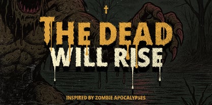 Rottingham Decay Font Poster 12