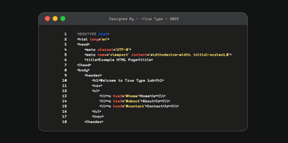 TRT Interval Font Poster 7