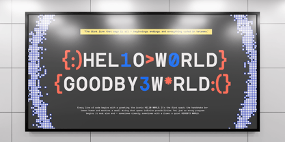 TRT Interval Font Poster 13