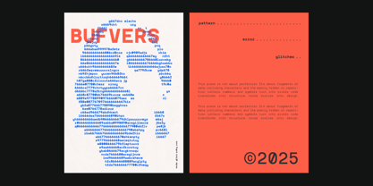 TRT Interval Font Poster 11