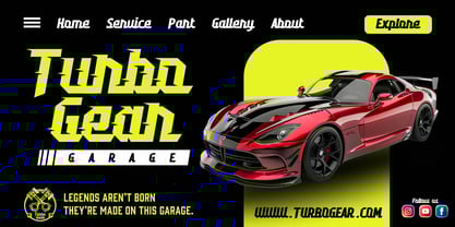 Godsprint Font Poster 2