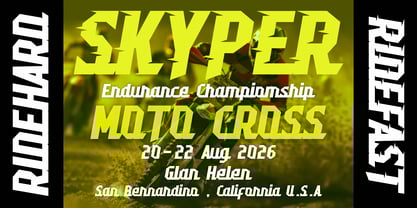 Godsprint Font Poster 9