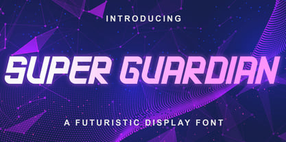 Super Guardian Font Poster 1