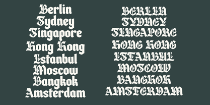 Firethorn Font Poster 8