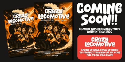 Crazy Blocks Font Poster 8