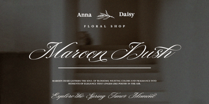 Monarchy  Script Font Poster 4