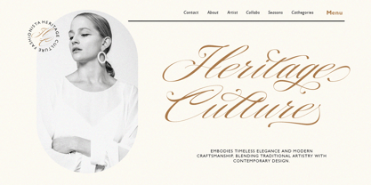 Monarchy  Script Font Poster 2