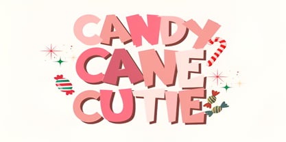 Funky Christmas Font Poster 2