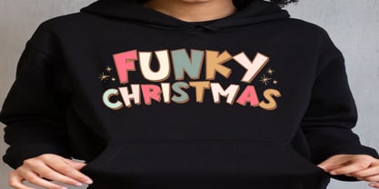 Funky Christmas Font Poster 6