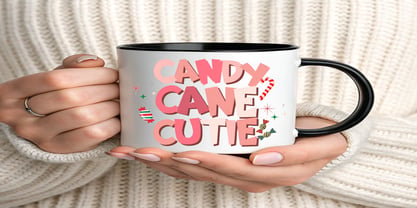 Funky Christmas Font Poster 8