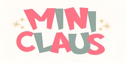 Funky Christmas Font Poster 4