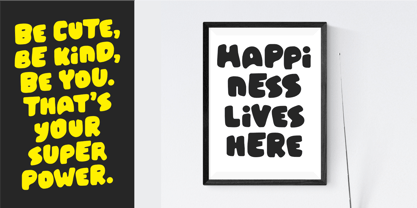 Geeky Swan Font Poster 5