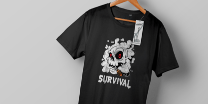 Bleed Out Font Poster 9