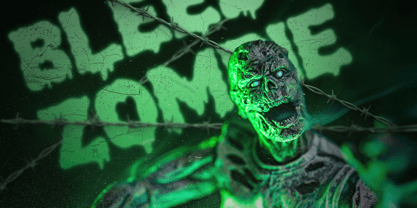 Bleed Out Font Poster 7