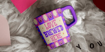 Heart Fade Font Poster 3