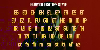Gurvaco Font Poster 9